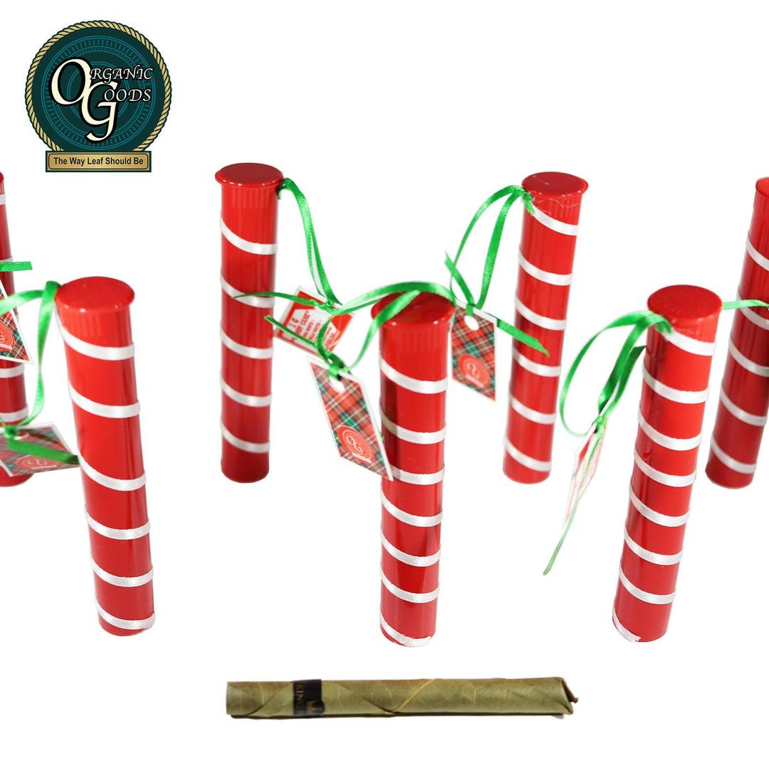 Organic Goods Christmas King Palm with Terps Candy Cane 1 G