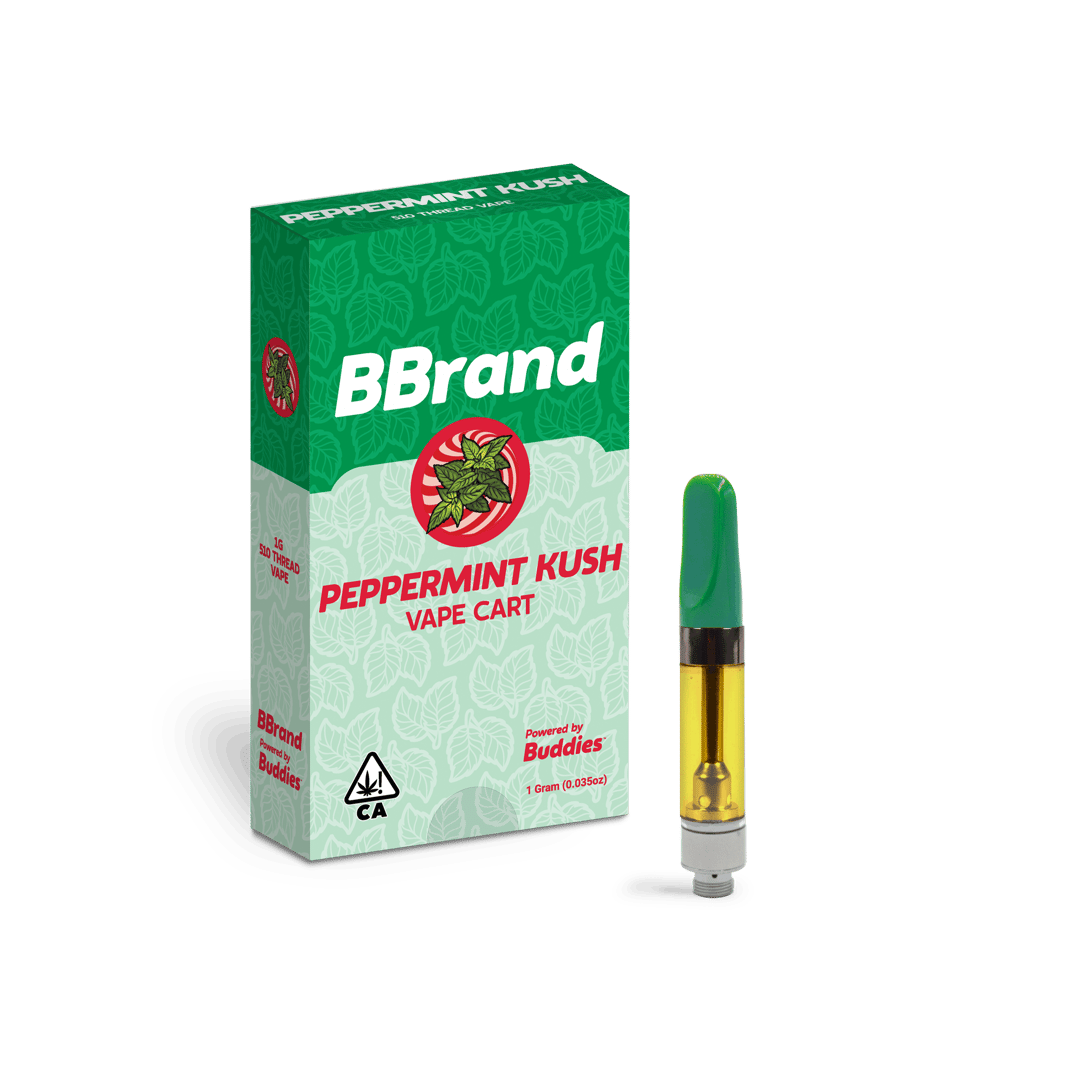 BBrand Peppermint Kush 1g Vape Cart