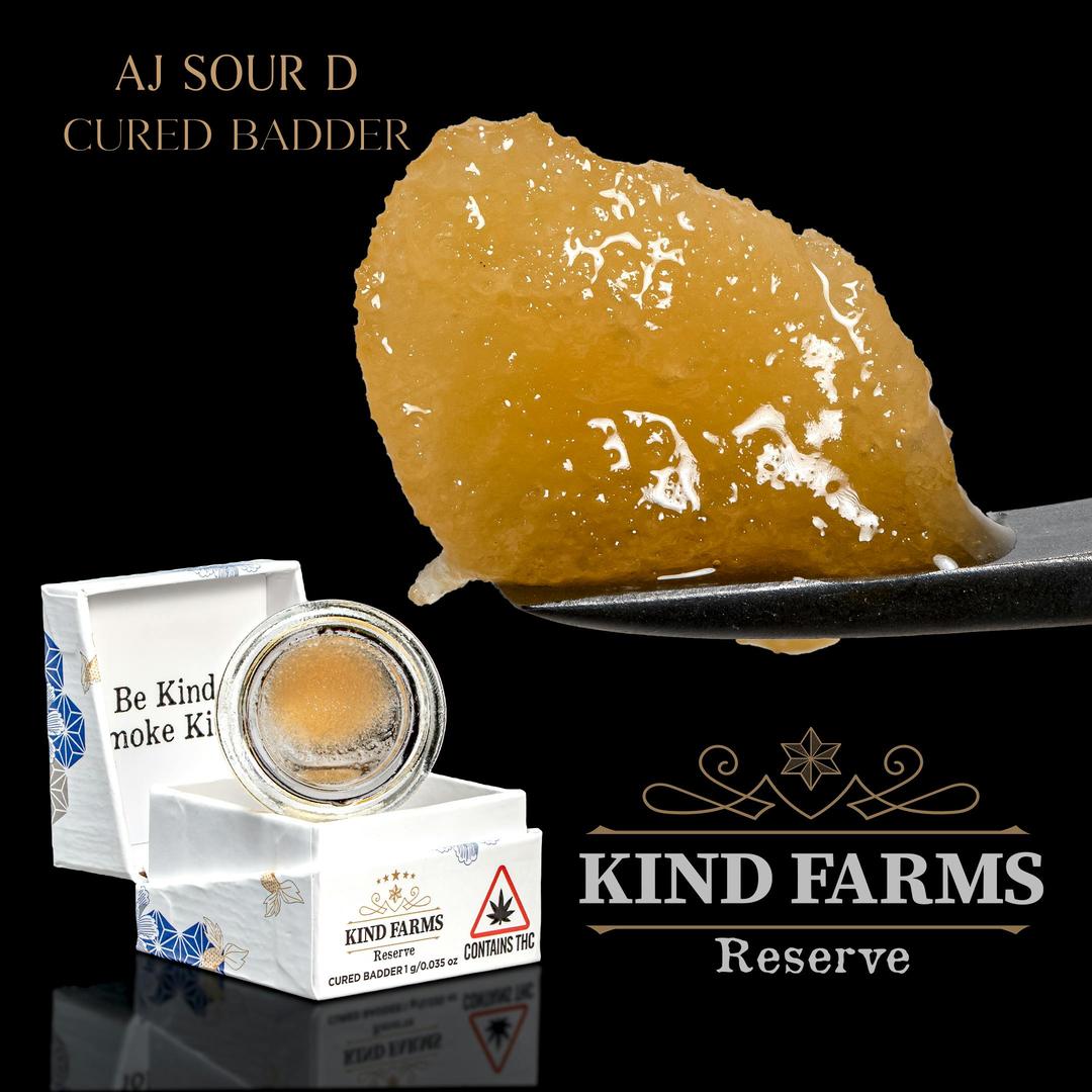 AJ's Sour Diesel Cured Badder - Kind Farms Reserve