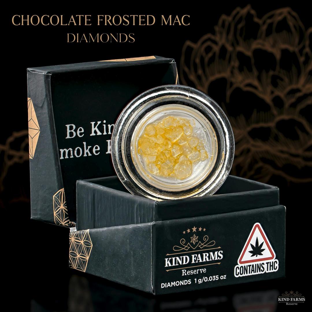 Chocolate Frosted MAC Live Diamonds and Sauce - Kind Farms Reserve