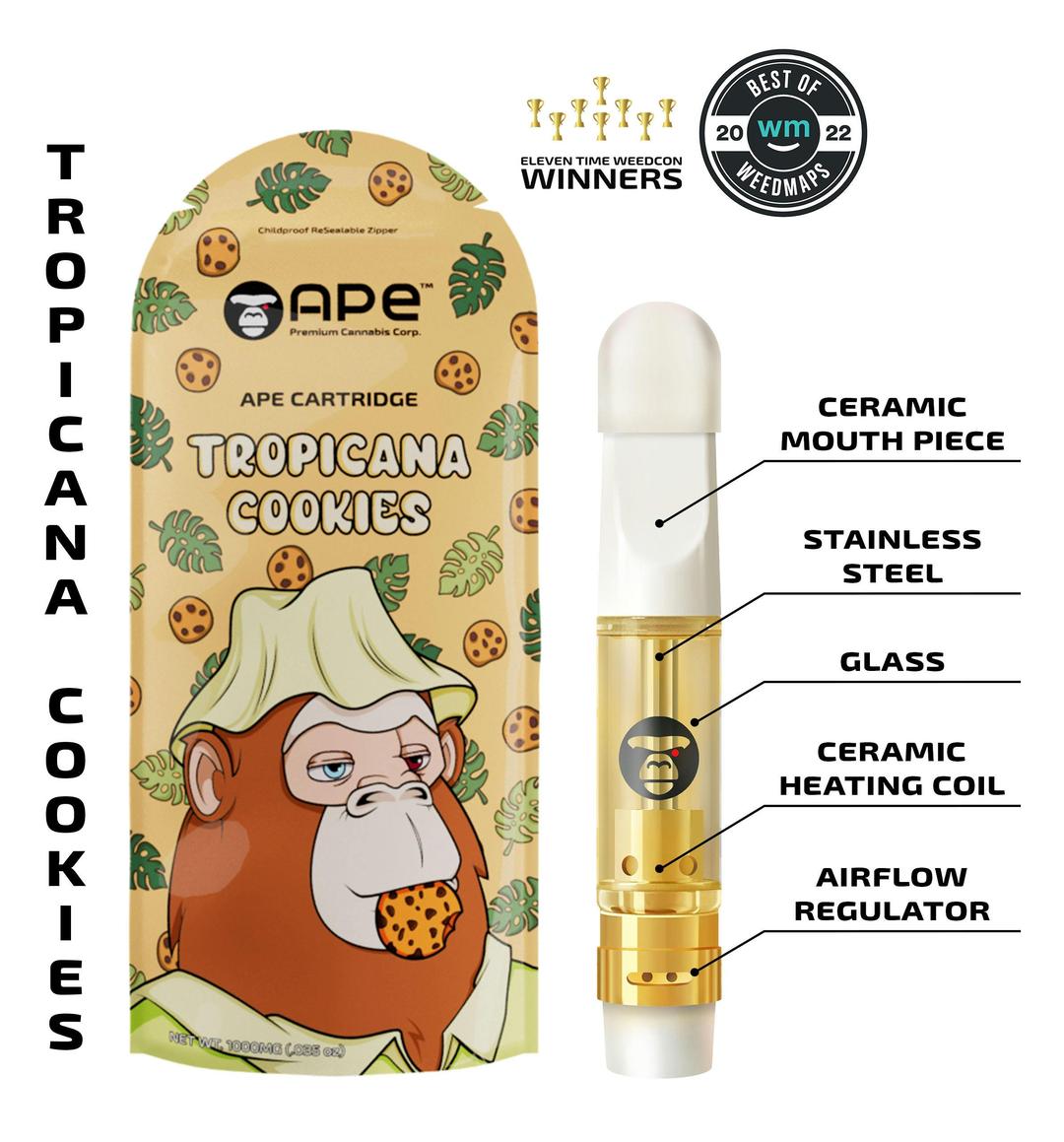 TROPICANA COOKIES — Sauce Cart 1000mg.