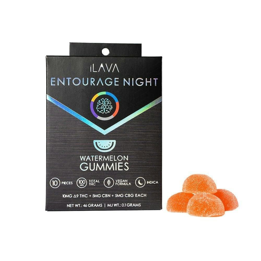 Entourage Night Gummies 100mg - Watermelon