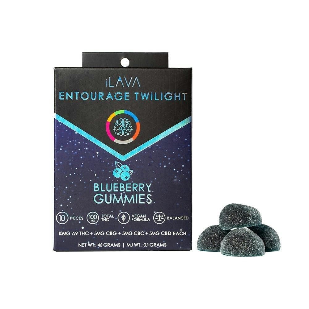 Entourage Twilight Gummies 100mg - Blueberry