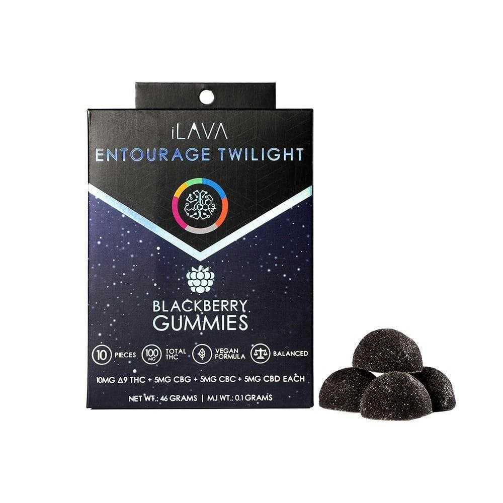 Entourage Twilight Gummies 100mg - Blackberry