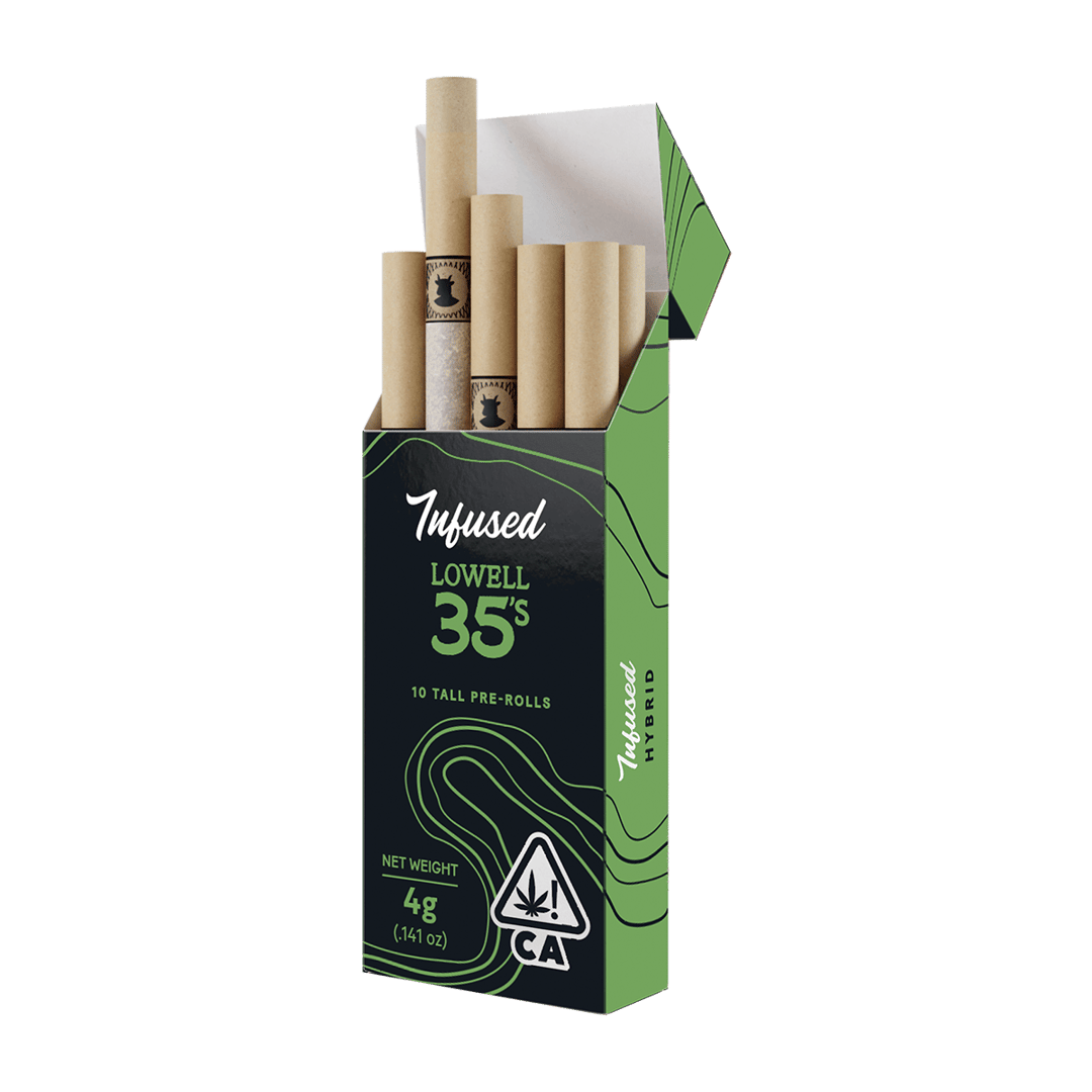 Lowell Infused 35's | 4g Pre-Roll Pack | Mind Safari Hybrid