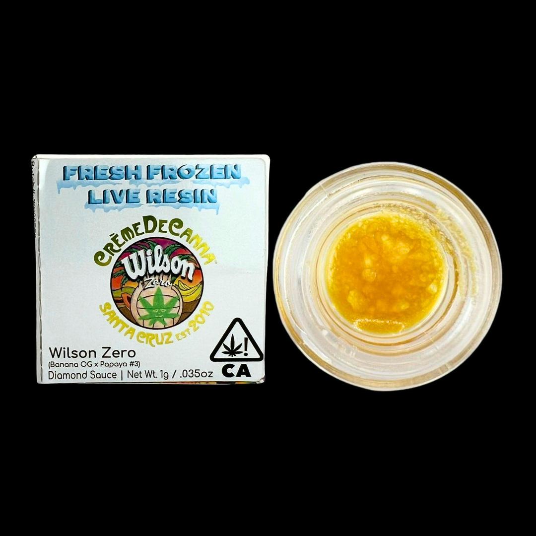 Wilson Zero Fresh Frozen Live Resin Diamond Sauce 1g