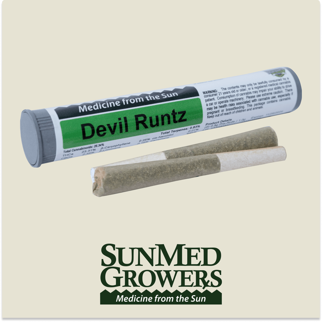 Devil Runtz Pre Roll 0.5g/2 Pack