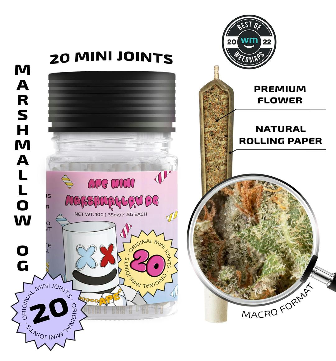 Marshmallow OG — 20 original mini joints (10g | 0.5g each)