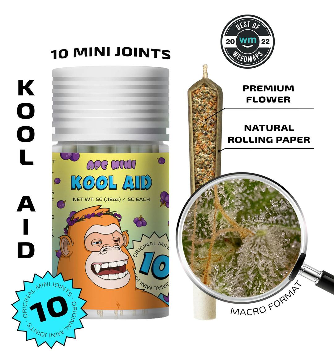 Kool Aid — 10 original mini joints (5g | 0.5g each)