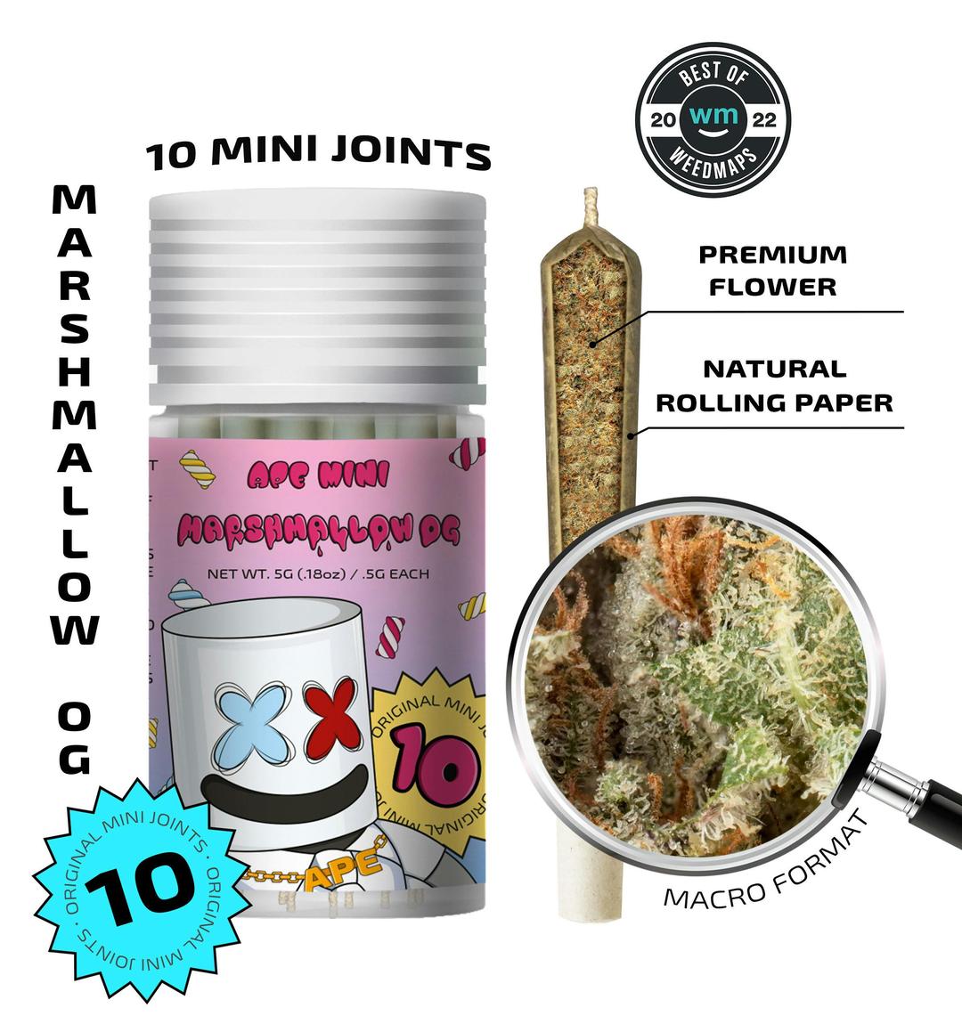 Marshmallow OG — 10 original mini joints (5g | 0.5g each)