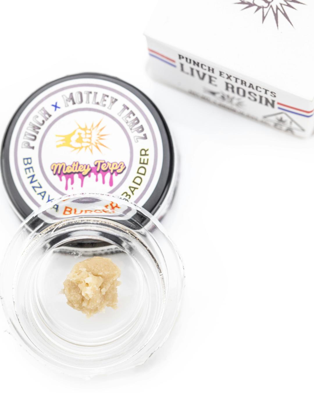Punch - Live Rosin - Benzaya Burger - Badder - Tier 4