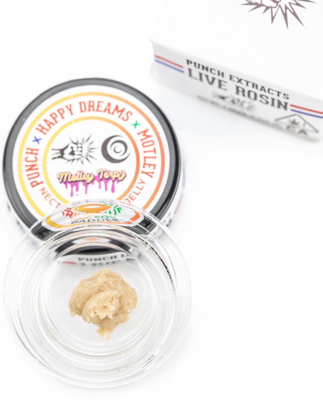 Punch - Live Rosin - Nectarine Sour Jelly - Badder - Tier 4