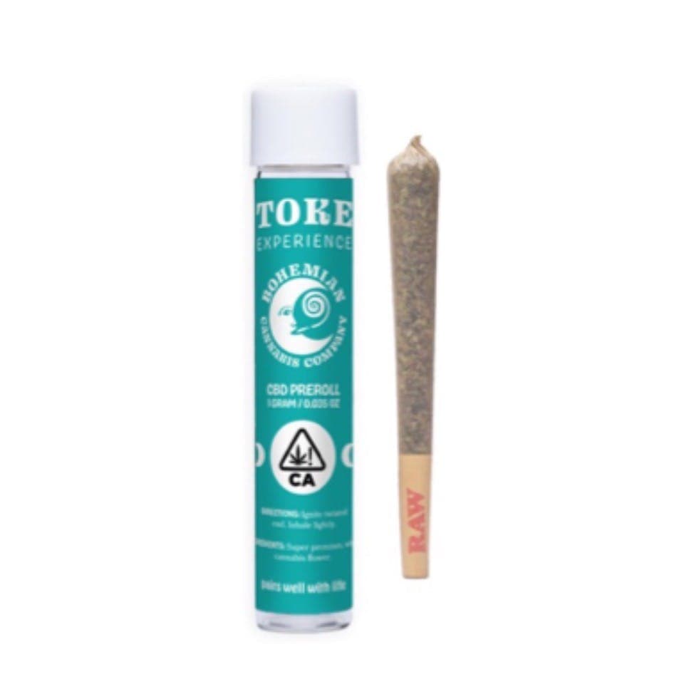 BOHEMIAN CANNABIS COMPANY - TOKE PREROLL - CANNATONIC X BLUE DREAM 1 GRAM