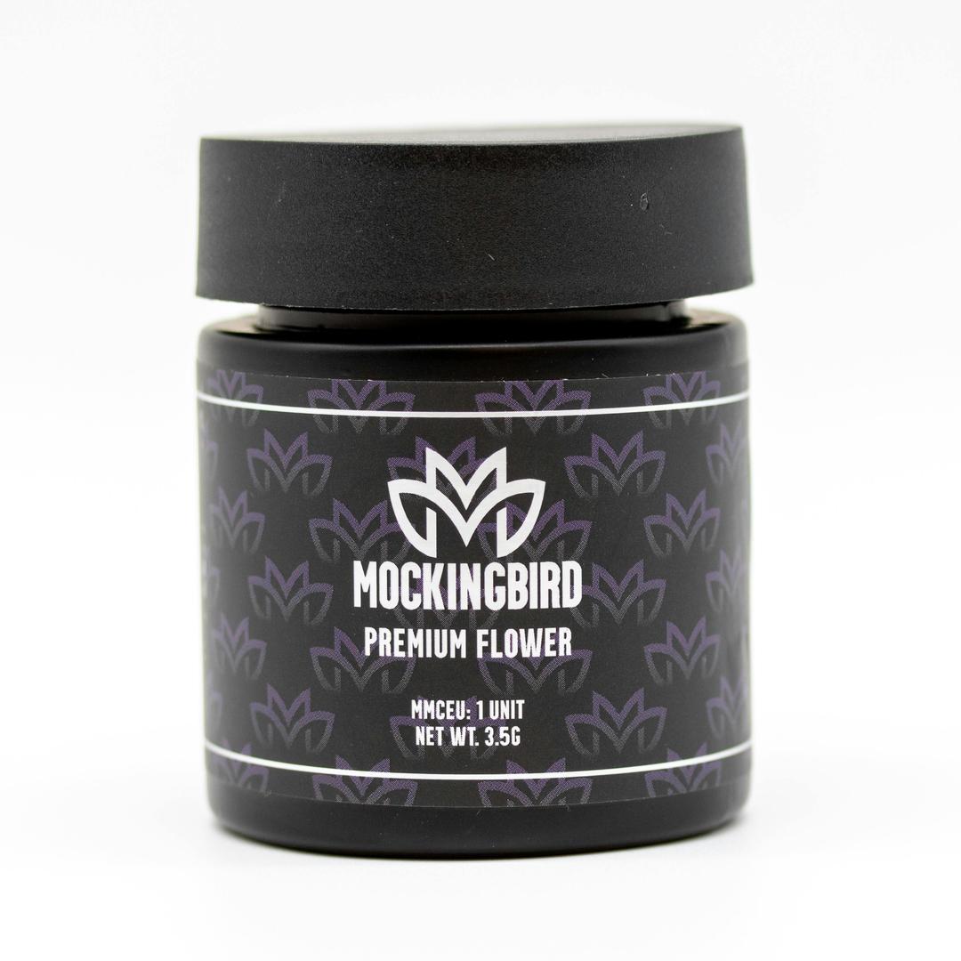 Mockingbird Premium Flower: Cookies N Cream Jarred 1/8s