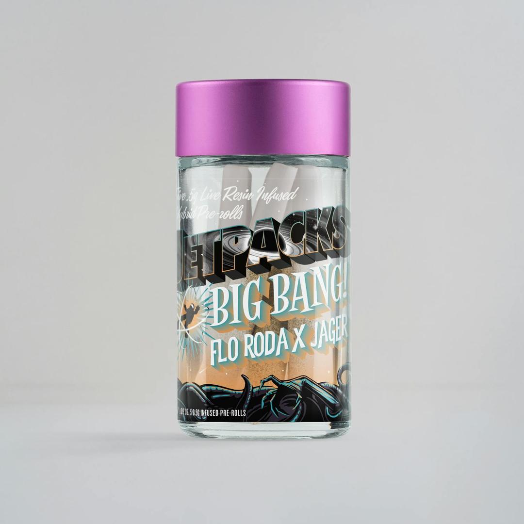Flo Roda x Jager Big Bang (2.5G Infused Pack, Live Resin & THCA Diamond)
