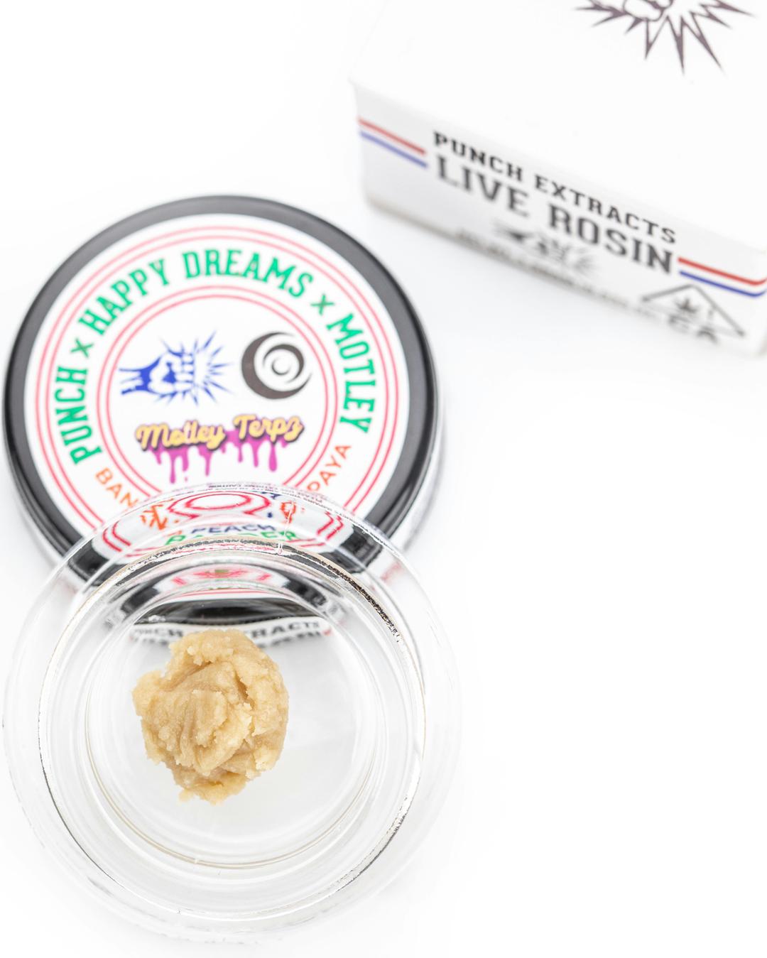 Punch - Live Rosin - Banana Peach Papaya - Badder (1g) - Tier 4
