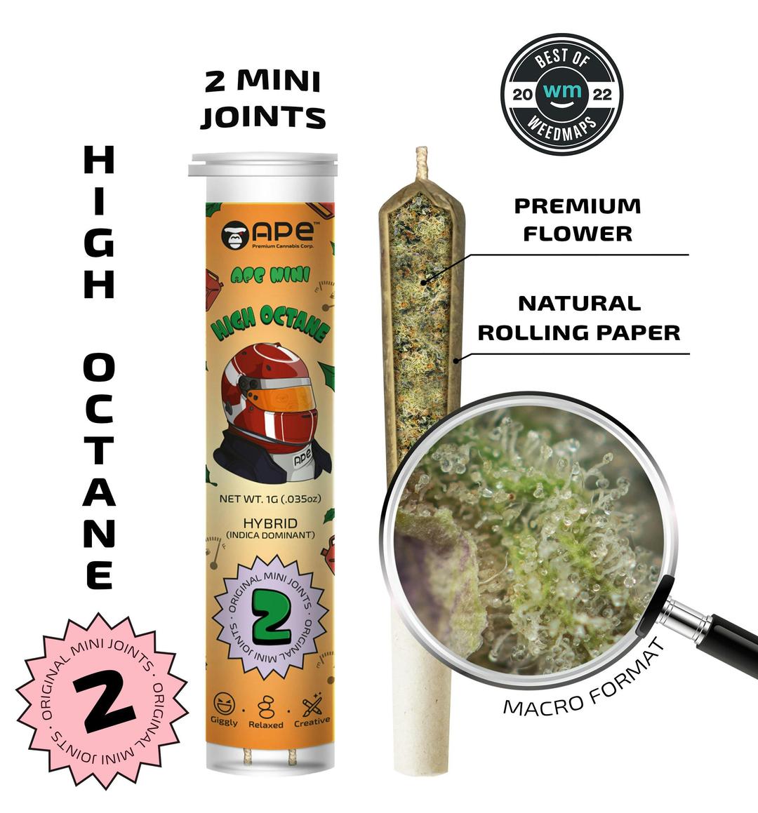 High Octane — 2 original mini joints (1g | 0.5g each)