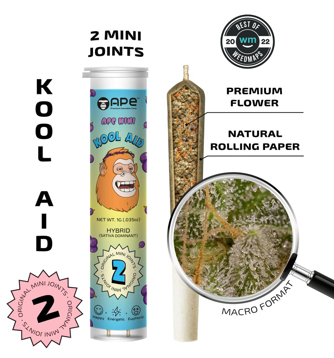 Kool Aid — 2 original mini joints (1g | 0.5g each)