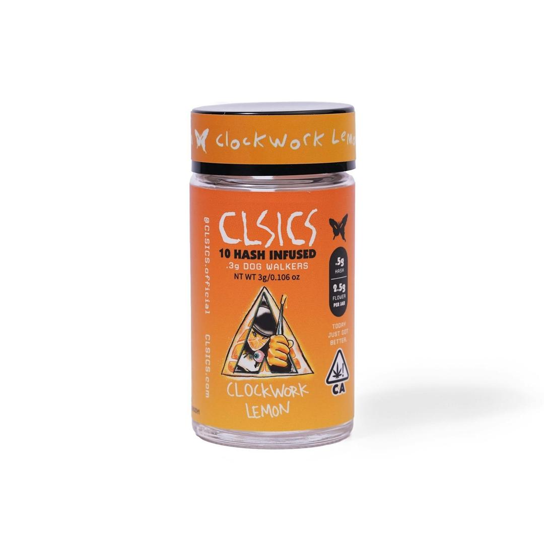 Clockwork Lemon - 10Pk .3g Hash Infused Pre Rolls
