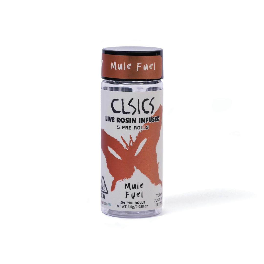 Mule Fuel - 5Pk .5g Rosin Infused Pre Rolls