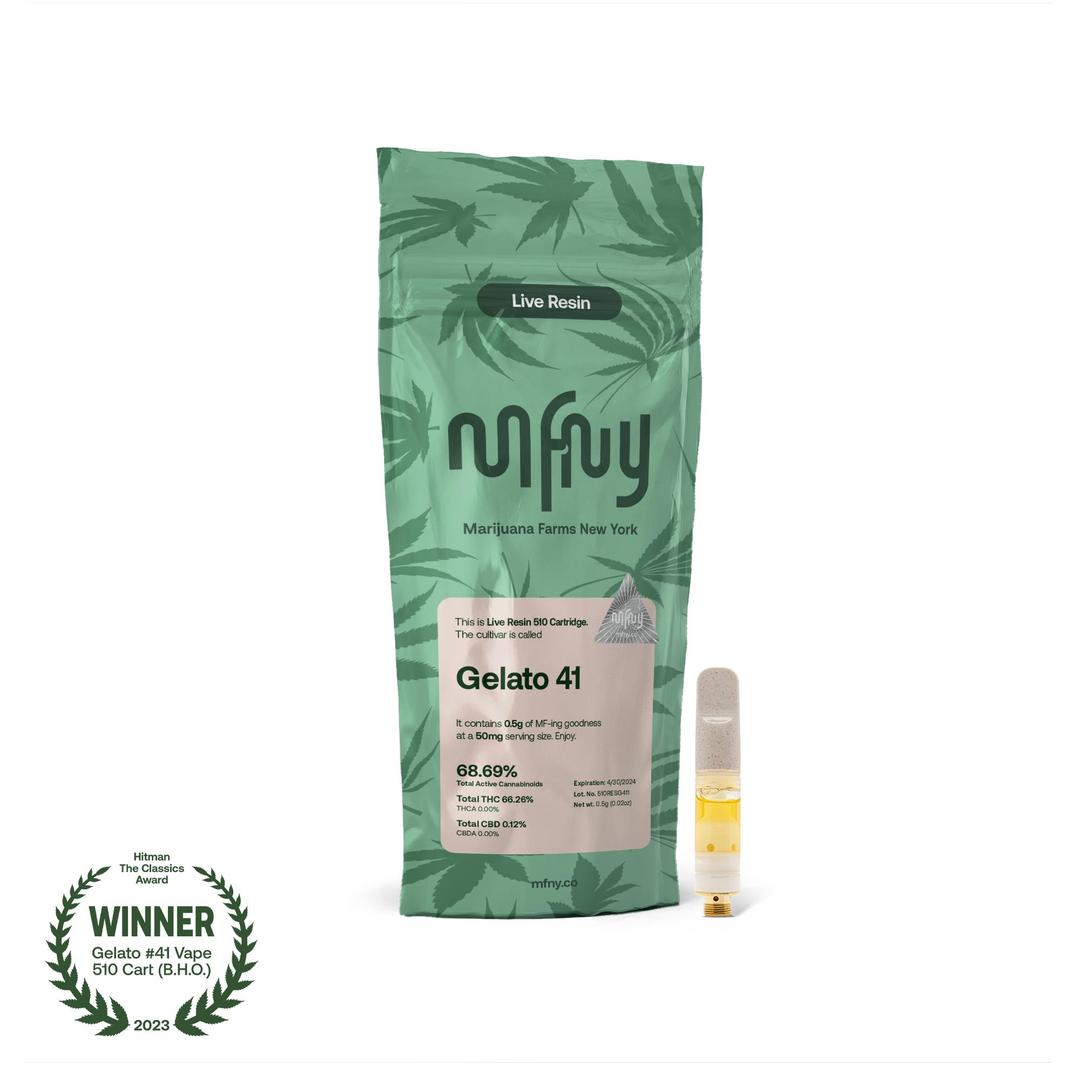 Gelato 41 Live Resin 510 Cart Vape | 0.5g