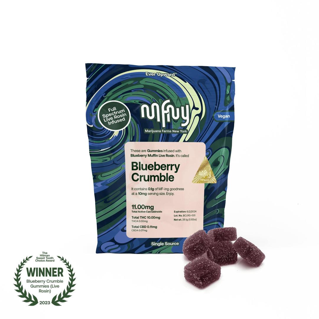 Blueberry Crumble Live Rosin Gummies