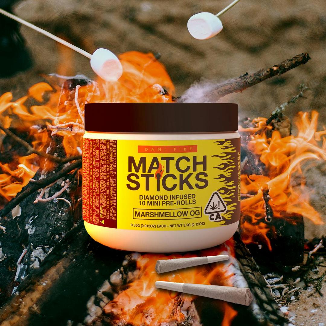 Marshmallow OG - Matchsticks - Infused Pre-Roll 10-pack 3.5g
