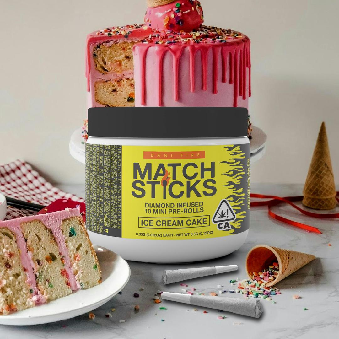 Ice Cream Cake - Matchsticks - Infused Pre-Roll 10-pack 3.5g