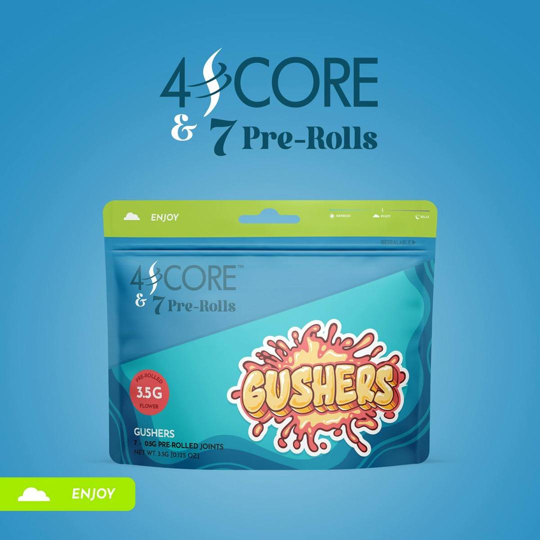 4SCORE & 7 Pre-Rolls - Gushers