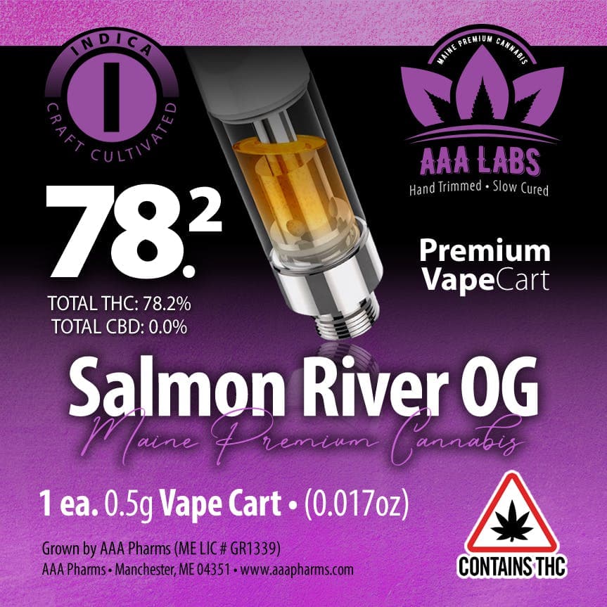 Salmon River OG - Cured Resin Vape Cart