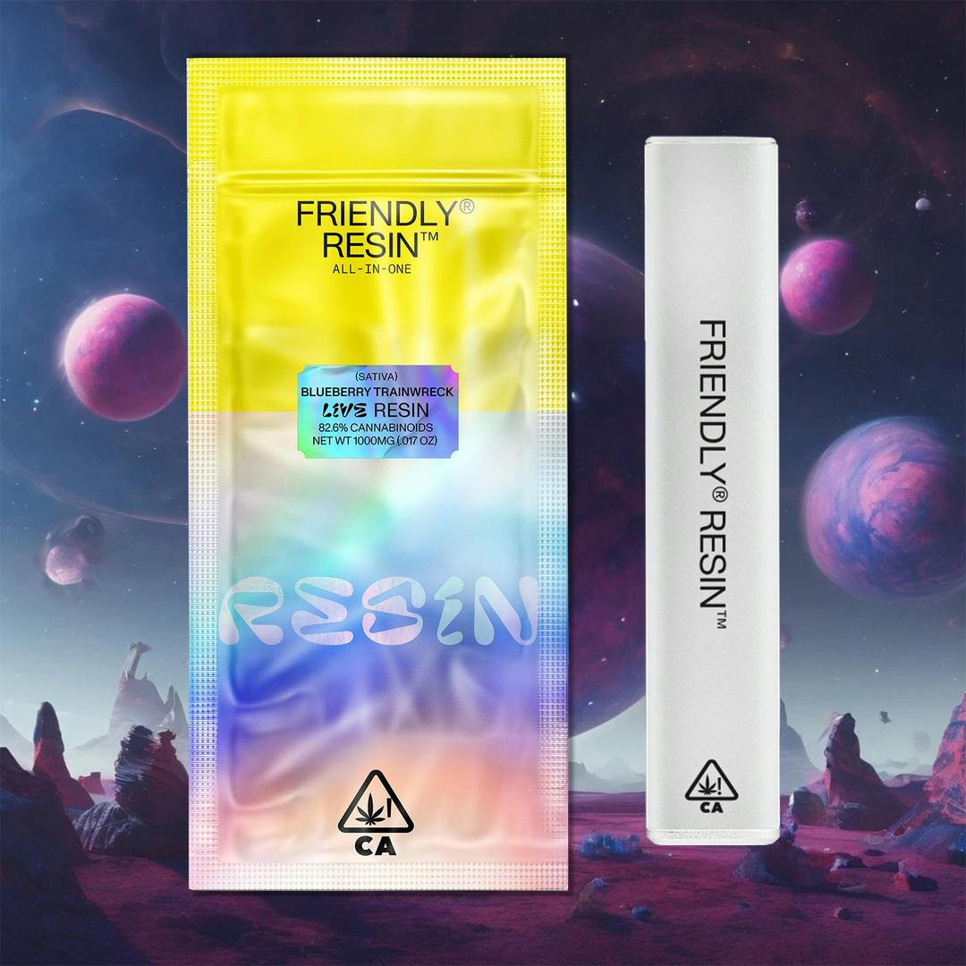 Blueberry Trainwreck 1g Live Resin ALL-IN-ONE