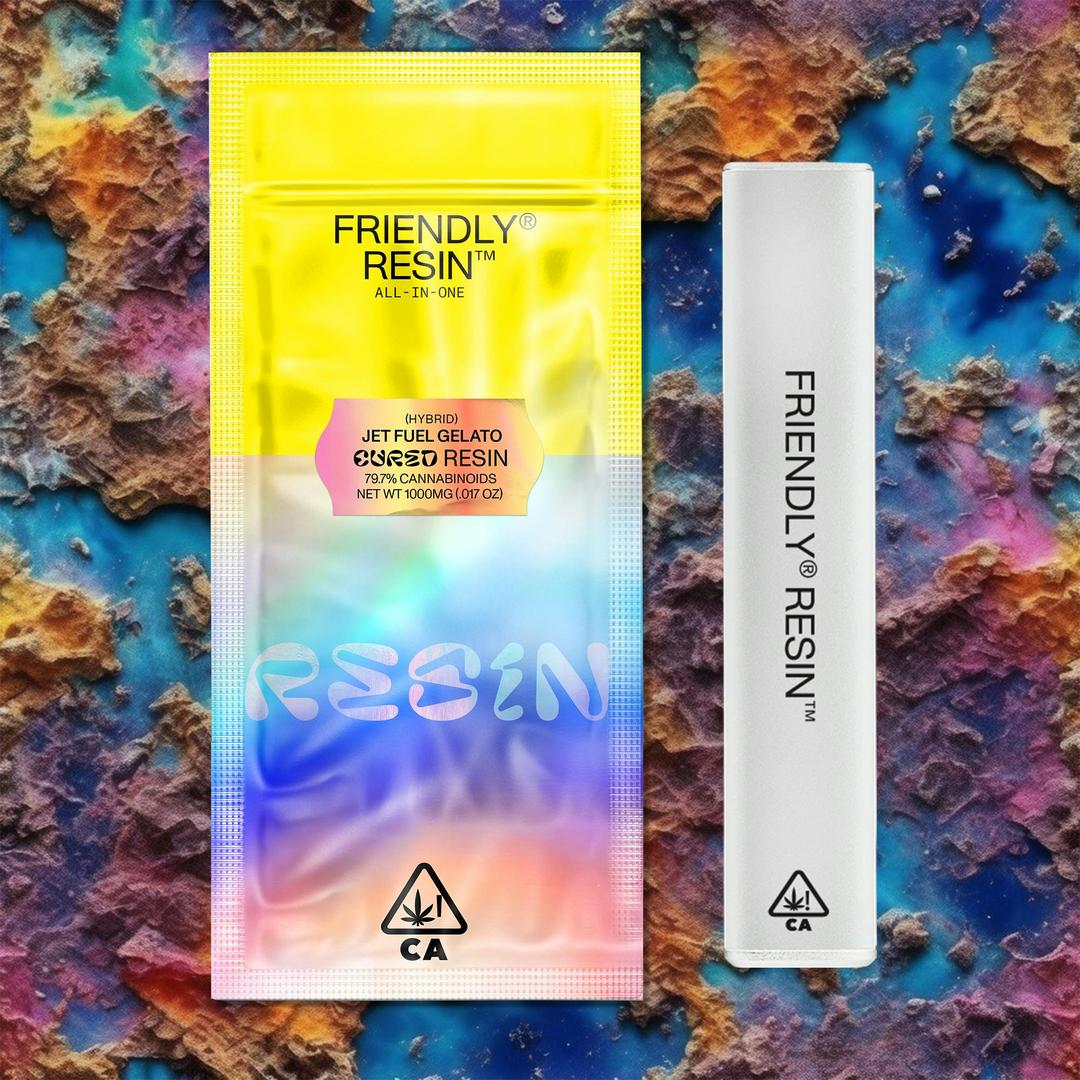 Jet Fuel Gelato 1g Cured Resin ALL-IN-ONE
