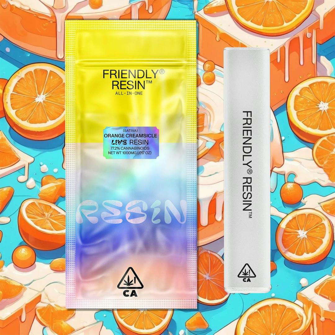 Orange Creamsicle 1g Live Resin ALL-IN-ONE