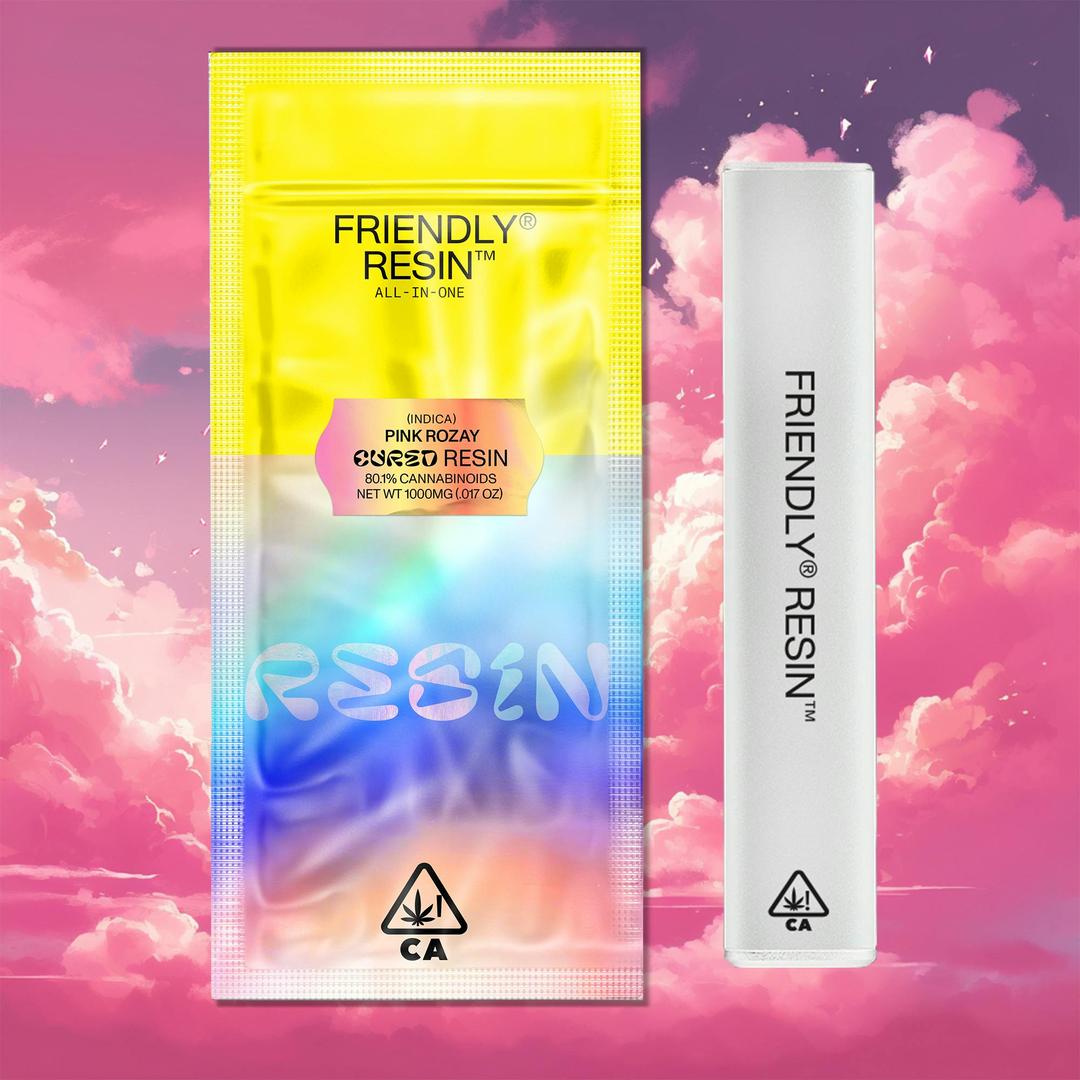Pink Rozay 1g Cured Resin ALL-IN-ONE