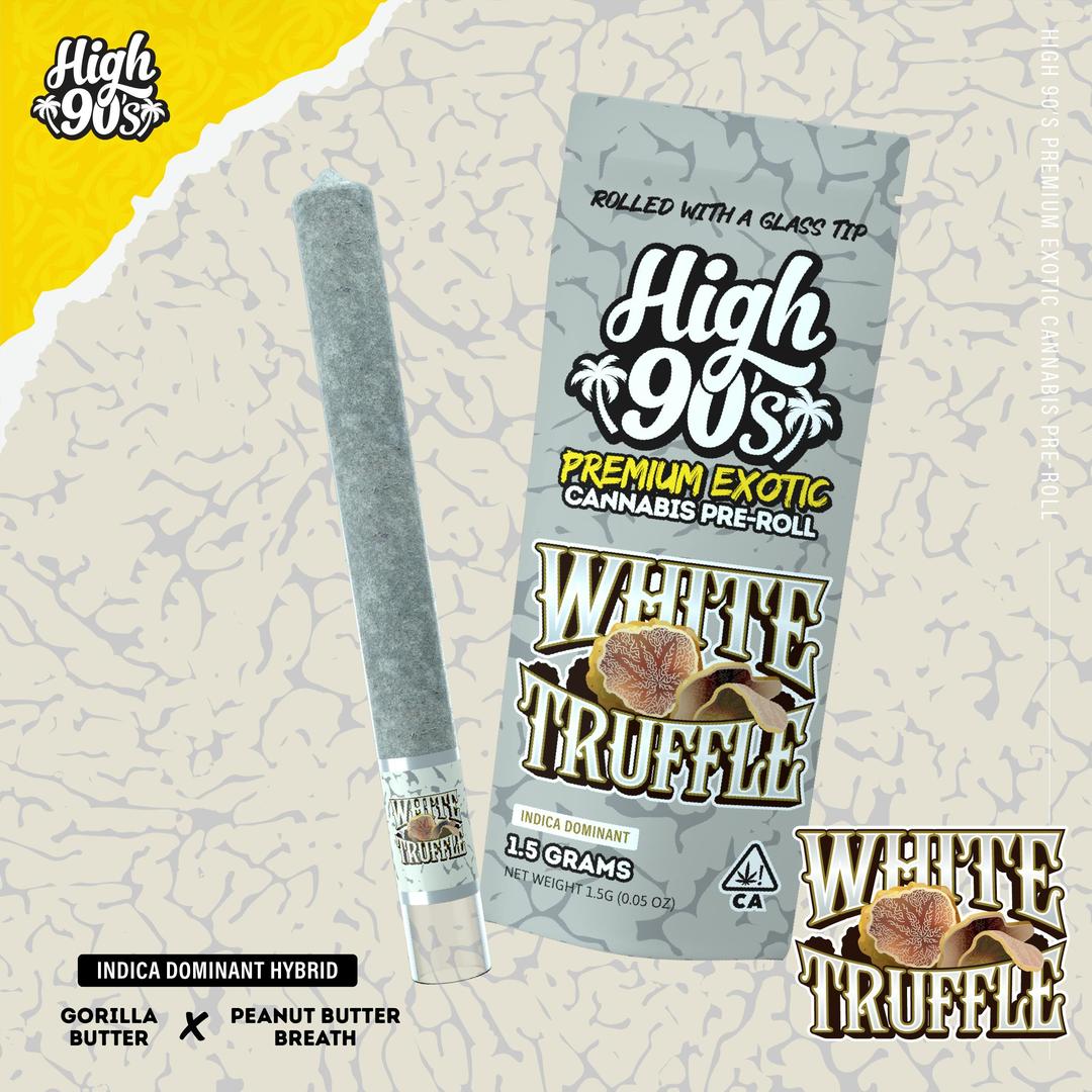 High 90s : White Truffle 1.5g High Roller Pre-Roll