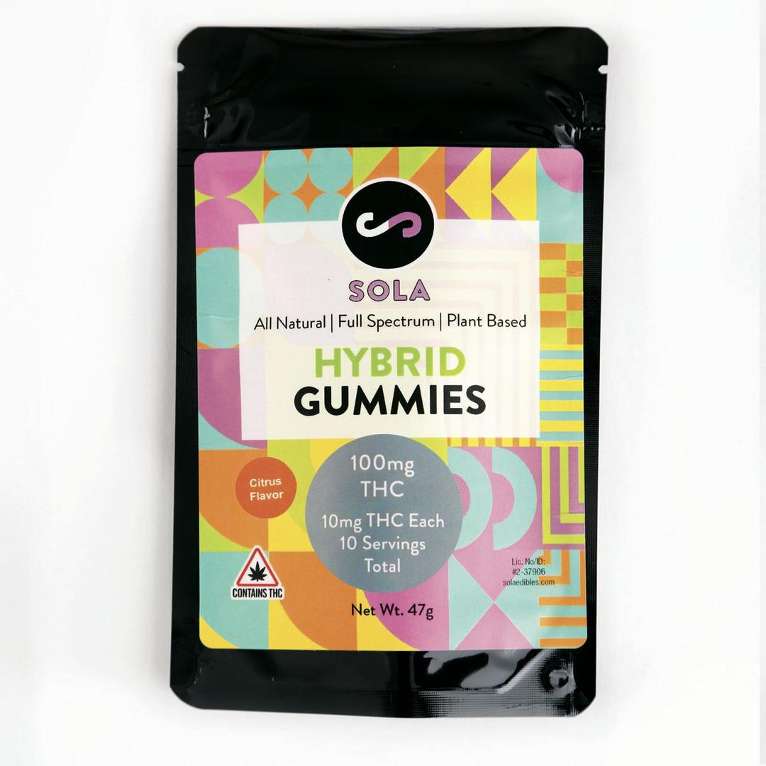 100mg Hybrid Gummies - Citrus Flavor Pack
