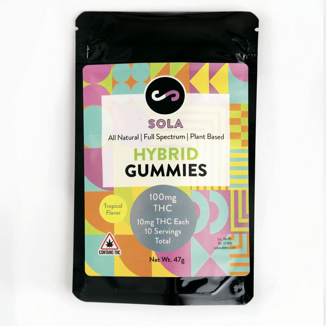 100mg Hybrid Gummies - Tropical Flavor Pack