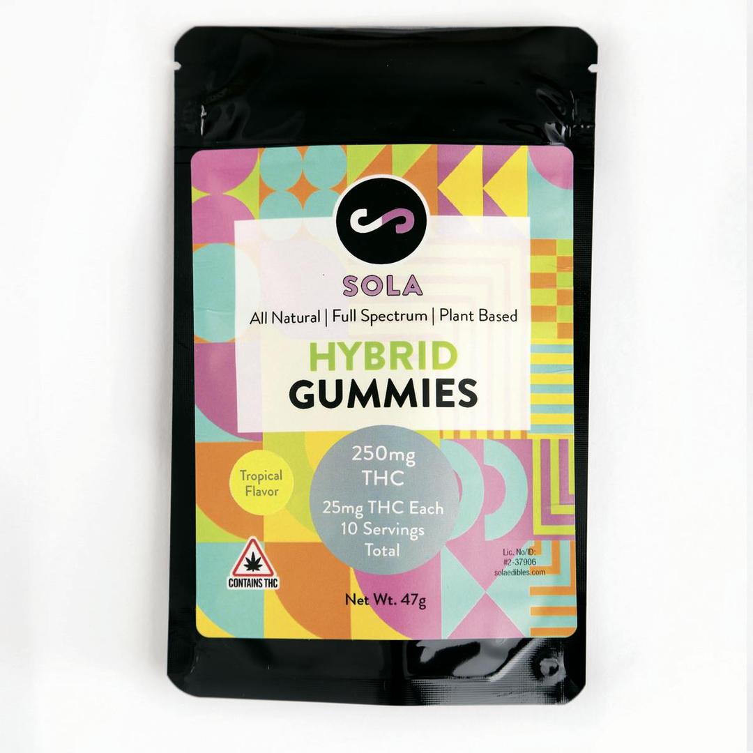 250mg Hybrid Gummies - Tropical Flavor Pack
