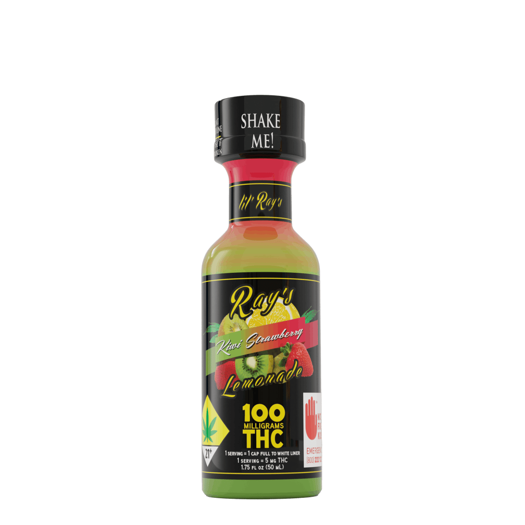 Kiwi Strawberry lil' Ray's Lemonade 100mg THC