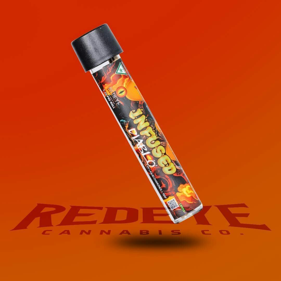 Redeye Cannabis: INFUSED Diablo Pre-roll 1.2G