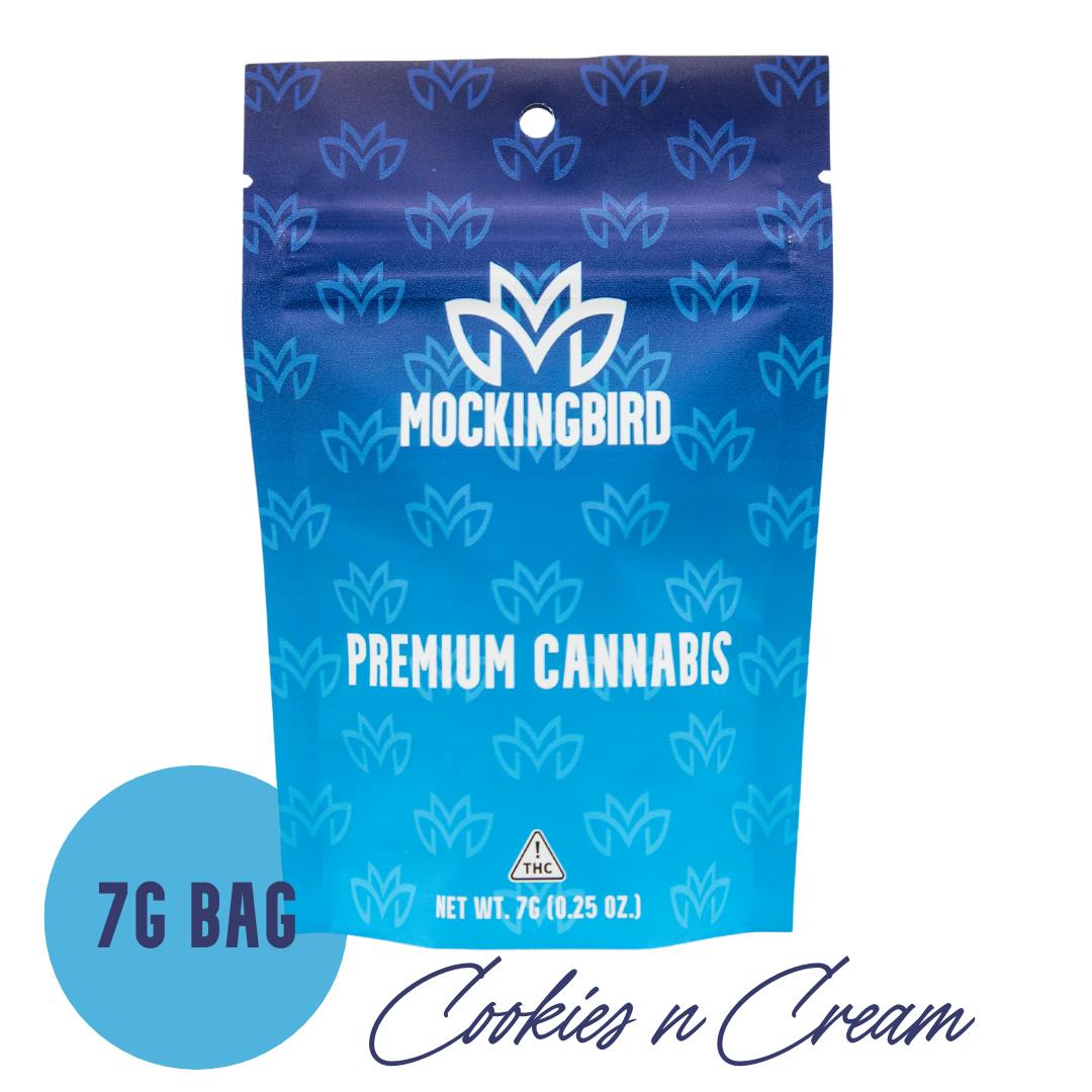 Mockingbird Premium Flower: Cookies n Cream 7g bag