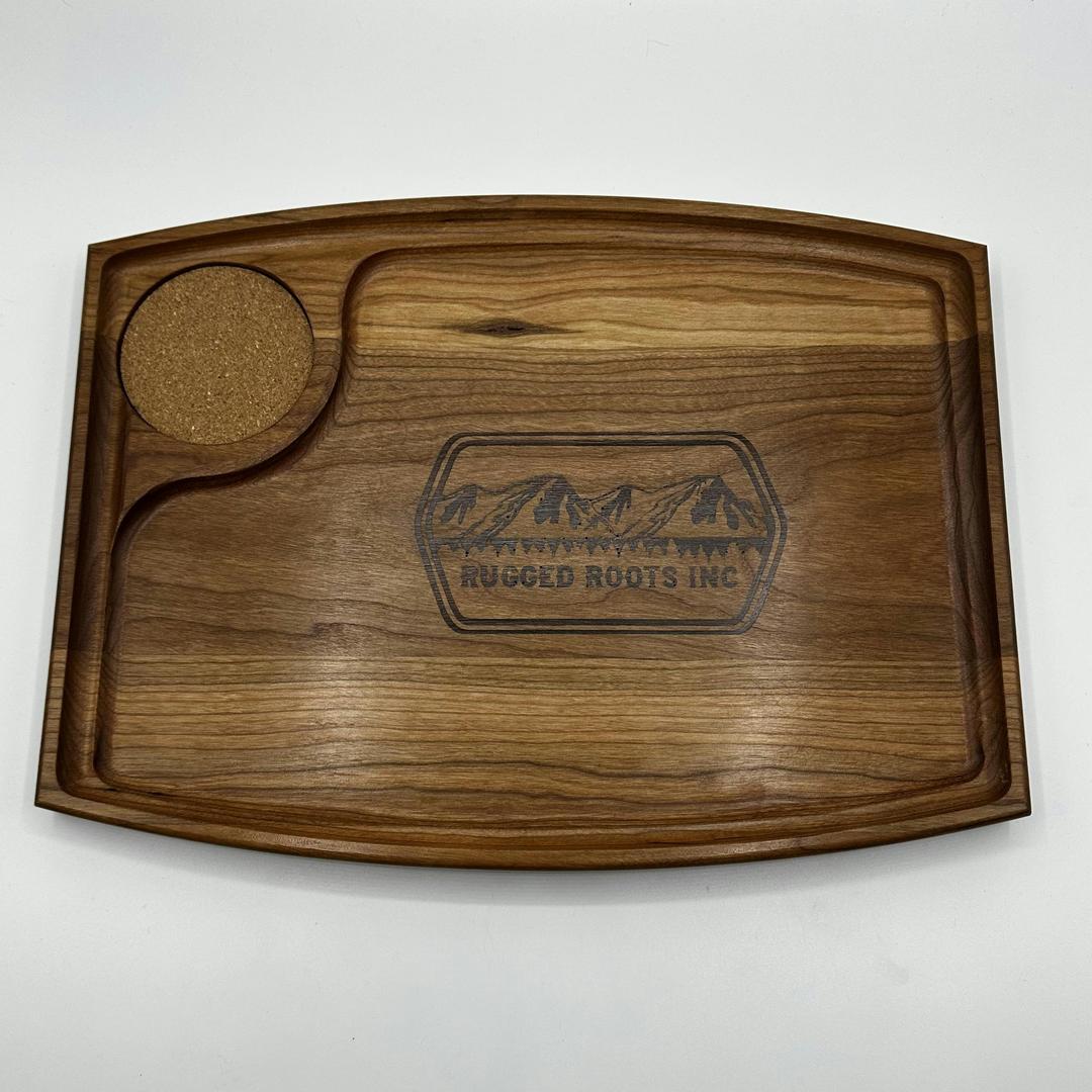 Rugged Roots | Wooden Rolling Tray