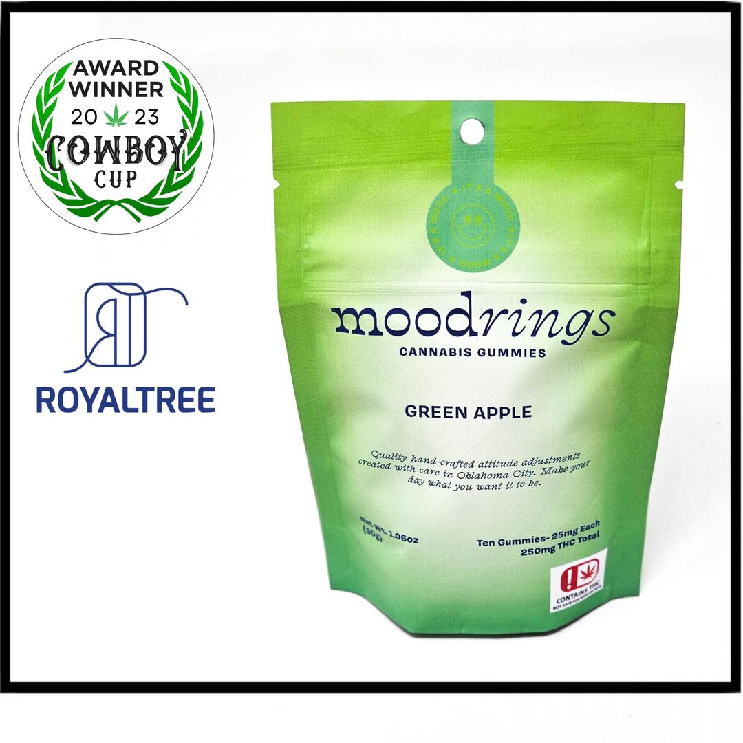 Mood Rings Gummies - 250mg - Green Apple