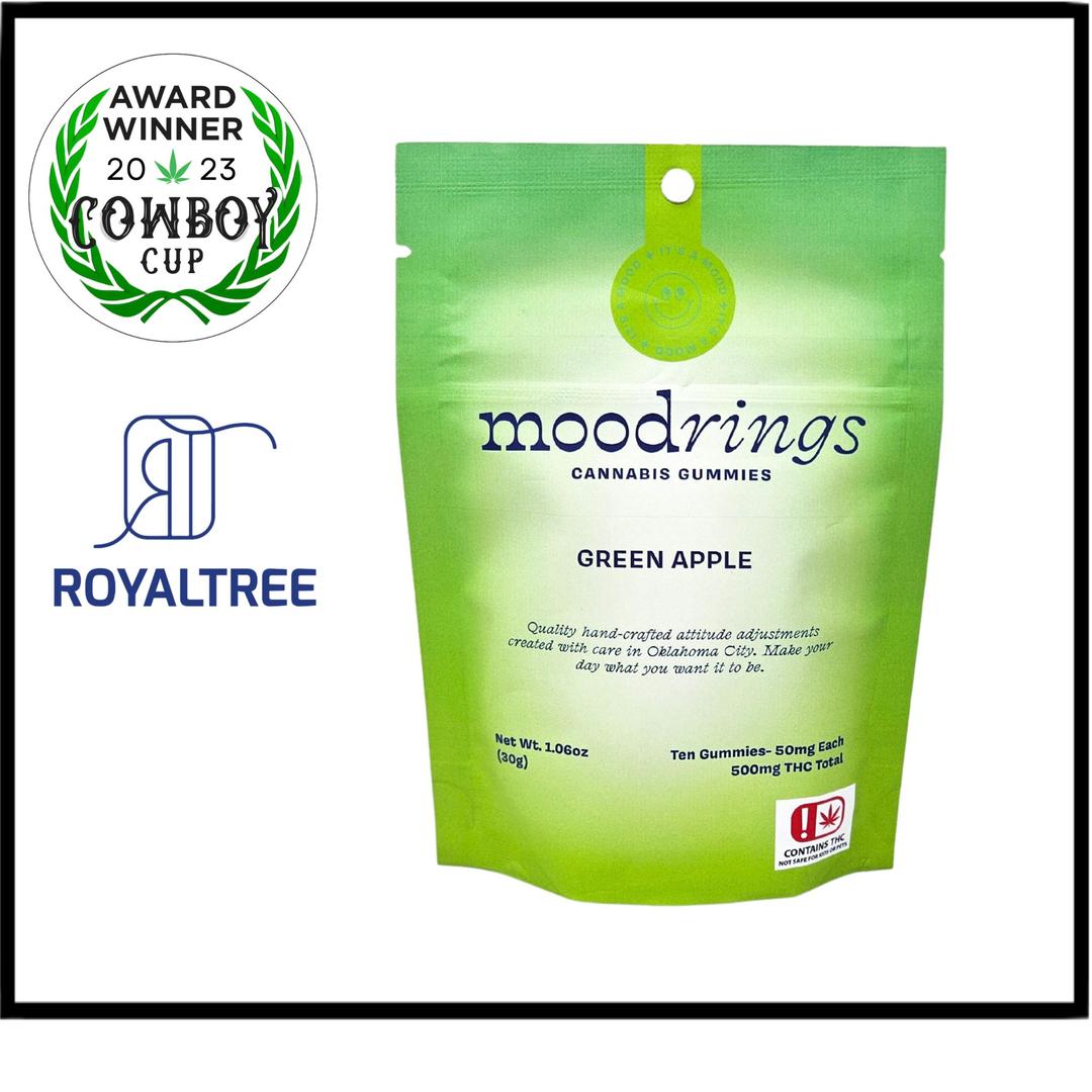 Mood Rings Gummies - 500mg - Green Apple