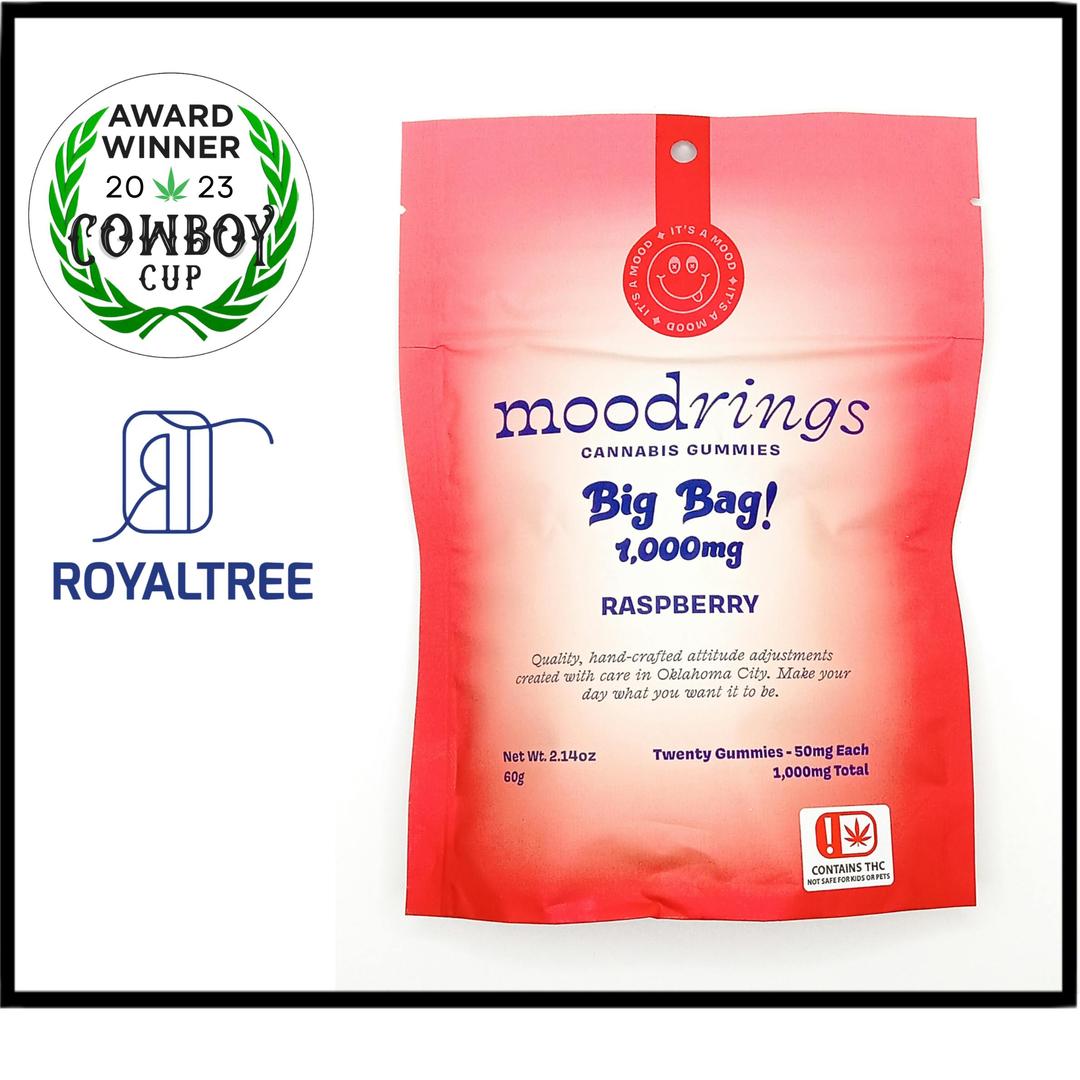 Mood Rings Gummies - 1,000mg - Raspberry