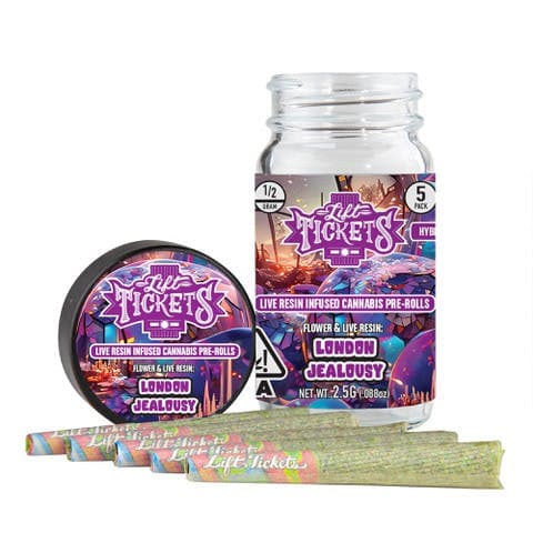 London Jealousy - 0.5g Infused Pre Roll Multipack (5)