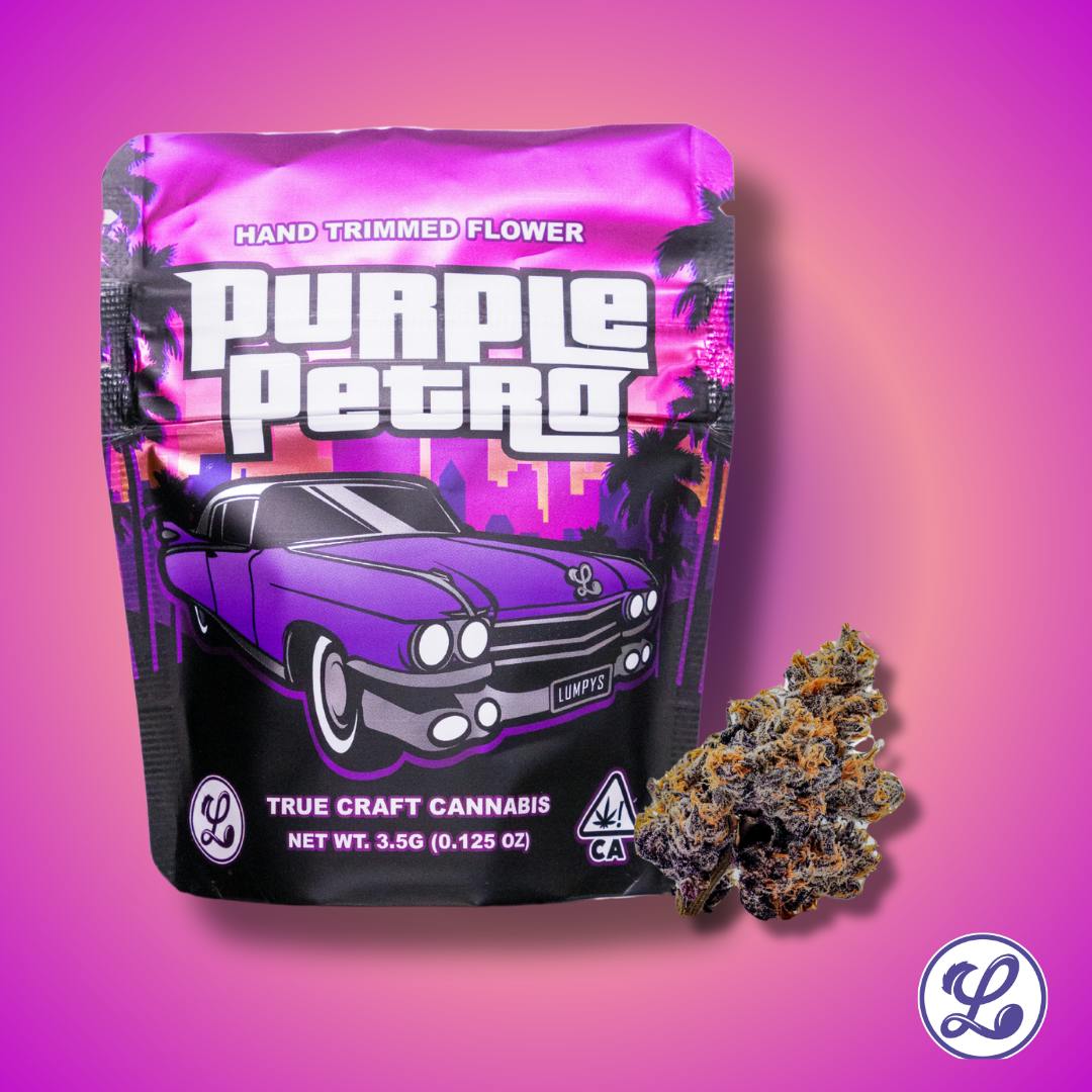Lumpy's Flowers | Purple Petro | 3.5g Mylar Bag