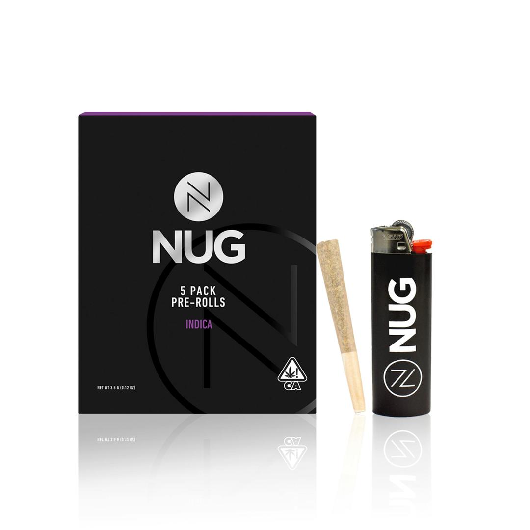 NUG Preroll 5pk w/Lighter - Obama Runtz