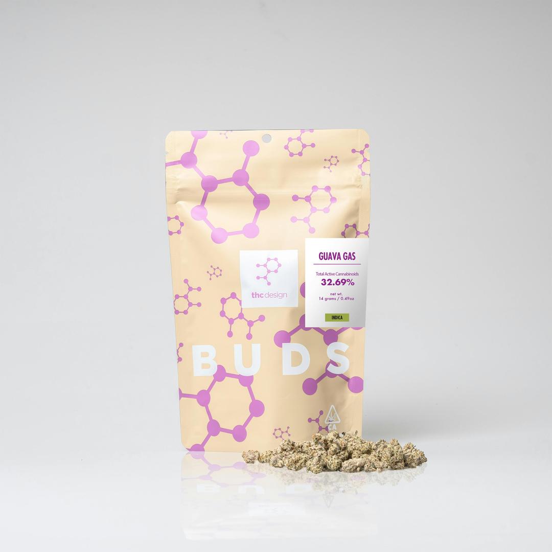 THC Design BUDS Guava Gas 14g Pouch