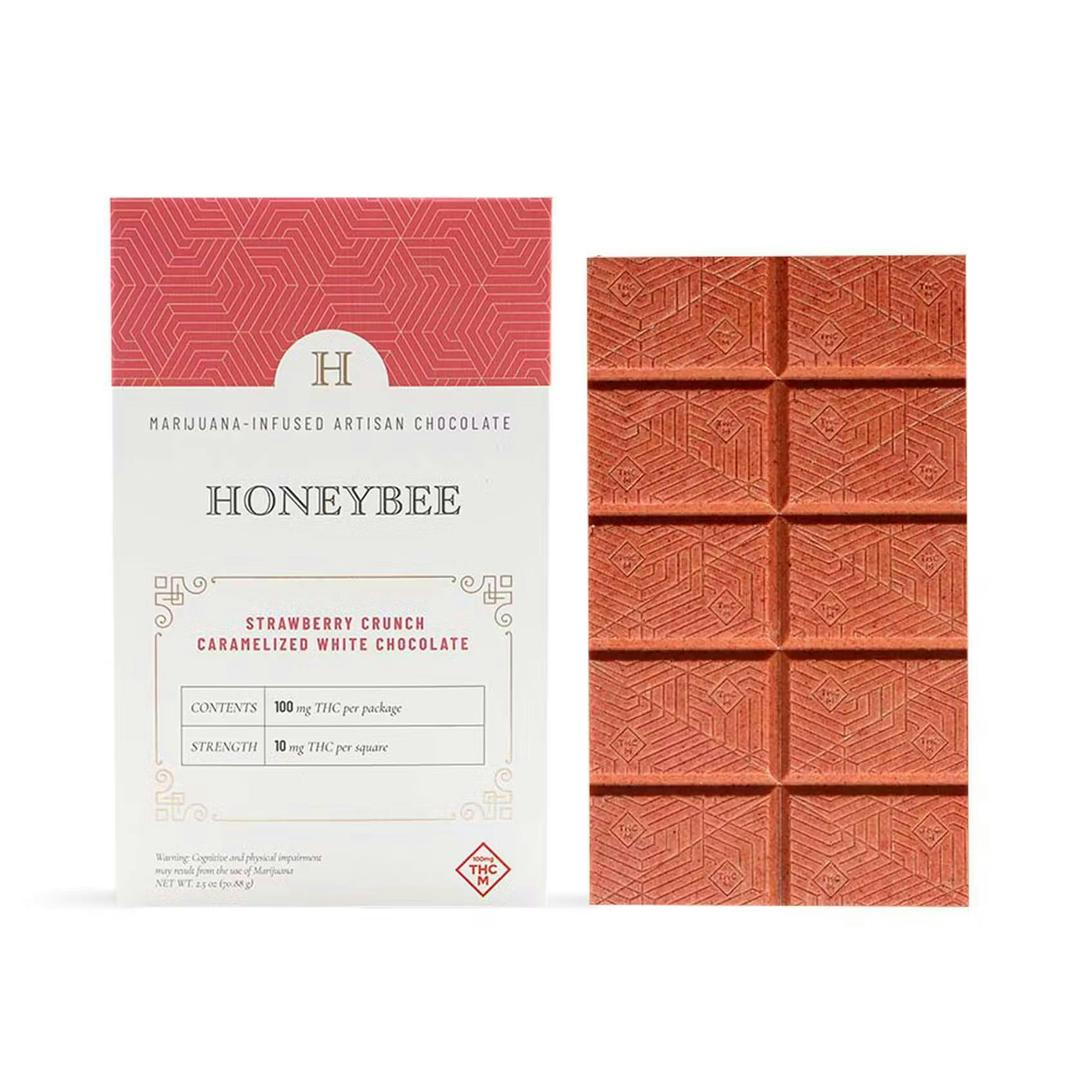 Strawberry Crunch Caramelized White Chocolate
